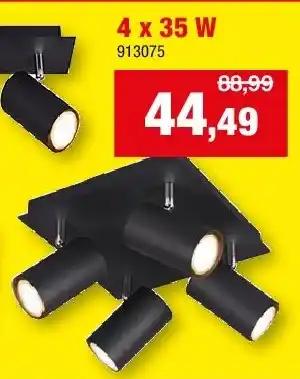 Hubo SPOT 4 x 35 W aanbieding