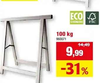 Hubo HOUTEN SCHRAAG 100 kg aanbieding