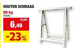 Hubo HOUTEN SCHRAAG 80 kg aanbieding