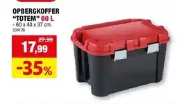 Hubo OPBERGKOFFER “TOTEM” 60 L aanbieding