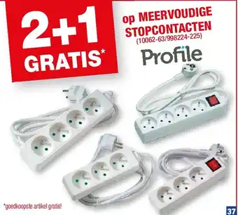 Hubo op MEERVOUDIGE STOPCONTACTEN aanbieding