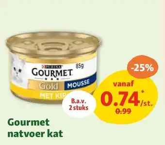 Maxi Zoo Gourmet natvoer kat aanbieding