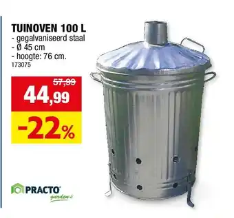 Hubo TUINOVEN 100 L aanbieding