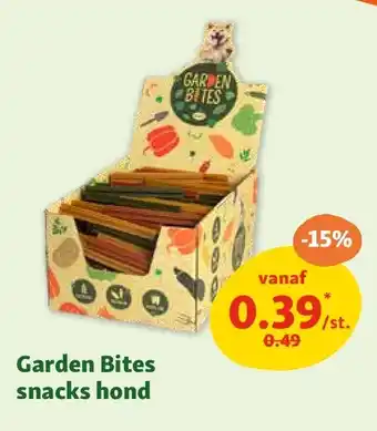 Maxi Zoo Garden Bites snacks hond aanbieding