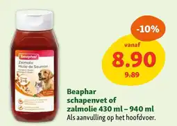 Maxi Zoo Beaphar schapenvet of zalmolie 430 ml - 940 ml aanbieding