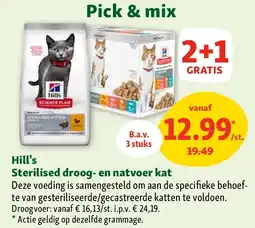 Maxi Zoo Hill's Sterilised droog- en natvoer kat aanbieding