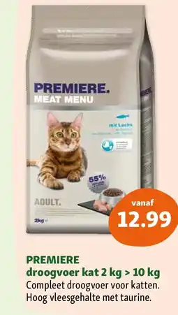 Maxi Zoo PREMIERE droogvoer kat 2 kg > 10 kg aanbieding