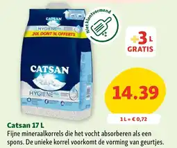 Maxi Zoo Catsan 17 L aanbieding