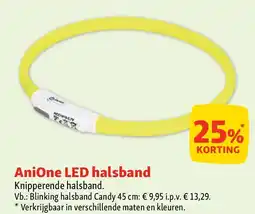 Maxi Zoo AniOne LED halsband aanbieding