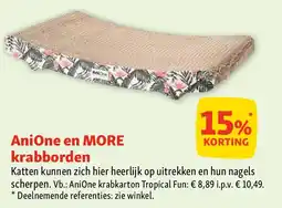 Maxi Zoo AniOne en MORE krabborden aanbieding