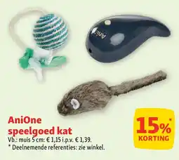 Maxi Zoo AniOne speelgoed kat aanbieding