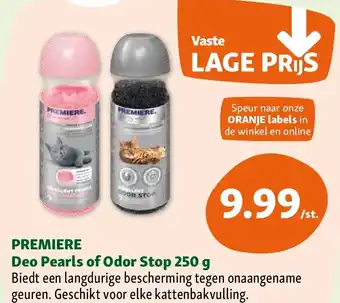 Maxi Zoo PREMIERE Deo Pearls of Odor Stop 250 g aanbieding