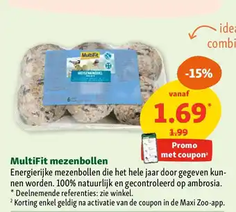 Maxi Zoo MultiFit mezenbollen aanbieding