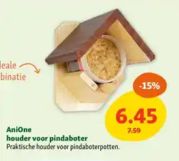 Maxi Zoo AniOne houder voor pindaboter aanbieding