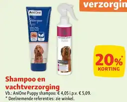 Maxi Zoo Shampoo en vachtverzorging aanbieding