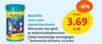 Maxi Zoo MultiFit voer voor aquariumvissen aanbieding