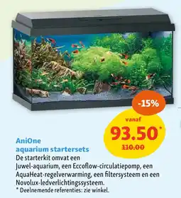 Maxi Zoo AniOne aquarium startersets aanbieding