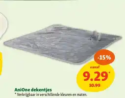 Maxi Zoo AniOne dekentjes aanbieding