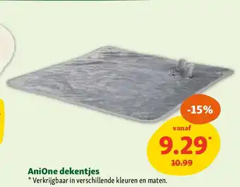 Maxi Zoo AniOne dekentjes aanbieding