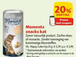 Maxi Zoo Moments snacks kat aanbieding