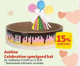 Maxi Zoo AniOne Celebration speelgoed kat aanbieding