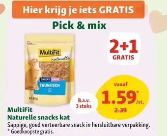 Maxi Zoo MultiFit Naturelle snacks kat aanbieding