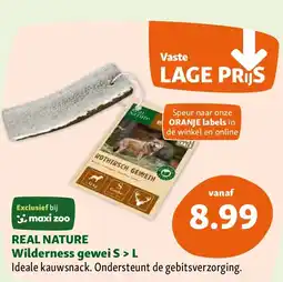 Maxi Zoo REAL NATURE Wilderness gewei S > L aanbieding