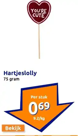 Action Hartjeslolly aanbieding