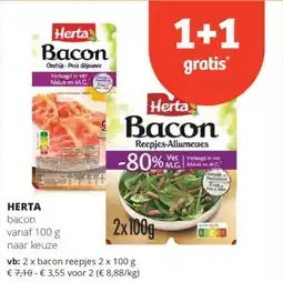 Spar Herta Bacon aanbieding