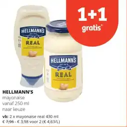 Spar Hellmann's mayonaise aanbieding