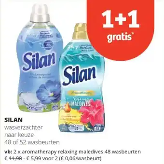 Spar Silan wasverzachter aanbieding