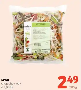 Spar Spar Chop Choy Wok aanbieding