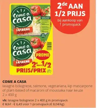 Spar Come a casa aanbieding