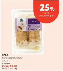 Spar Spar Ham Kaasrol aanbieding