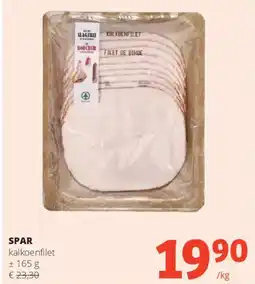 Spar Spar Kalkoenfilet aanbieding