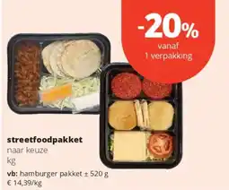 Spar Streetfoodpakket aanbieding