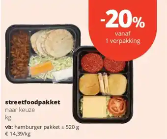 Spar Streetfoodpakket aanbieding