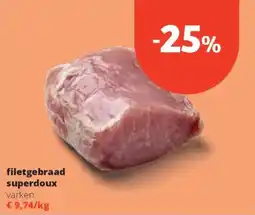 Spar Filetgebraad superdoux varken aanbieding