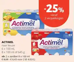 Spar Actimel aanbieding