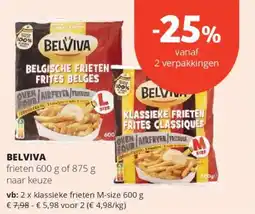 Spar Belviva Frieten aanbieding