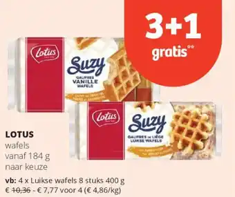 Spar Lotus Wafels aanbieding