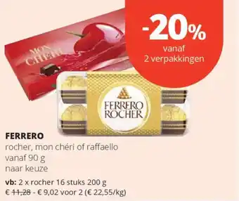 Spar Ferrero aanbieding