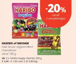 Spar Haribo of Maoam aanbieding