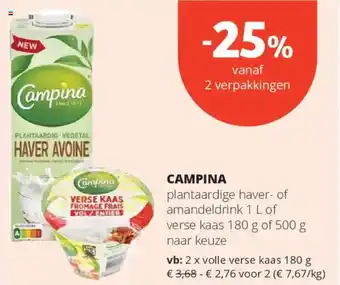 Spar Campina aanbieding