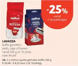 Spar Lavazza aanbieding