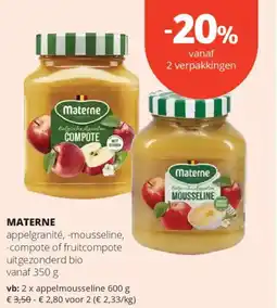 Spar Materne aanbieding