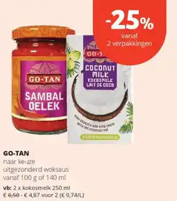 Spar Go-Tan aanbieding