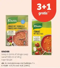 Spar Knorr aanbieding