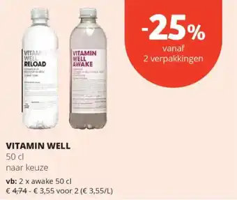 Spar Vitamin Well aanbieding