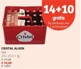 Spar Cristal Alken bak aanbieding